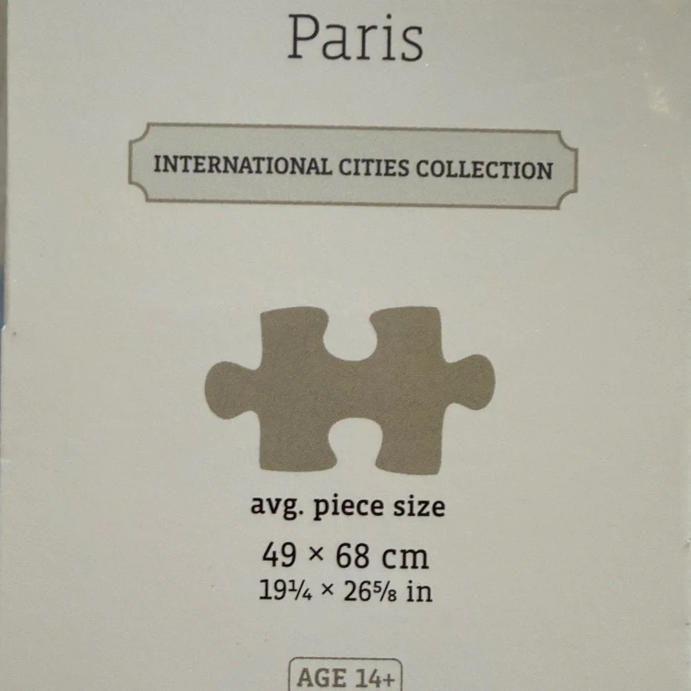 Boardwalk Colorful Paris Puzzle 1000 piece